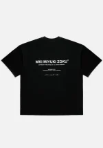 Mki Miyuki Zoku Design Studio T-Shirt Black - Image 5