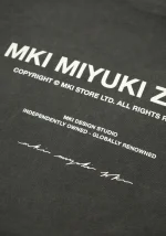 Mki Miyuki Zoku Design Studio T-Shirt Pigment Black