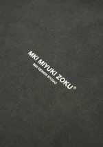 Mki Miyuki Zoku Design Studio T-Shirt Pigment Black - Image 6