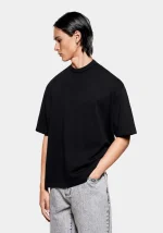 Mki Miyuki Zoku 220 Gsm Slub T-Shirt Black - Image 2