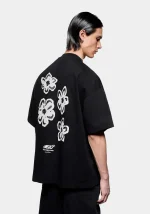 Mki Miyuki Zoku Hibiscus T-Shirt Black - Image 4