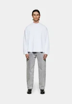 Mki Miyuki Zoku 220 Gsm Slub Longsleeve White - Image 2