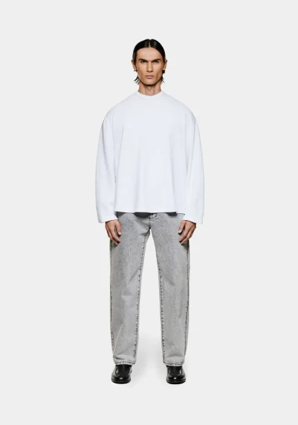 Mki Miyuki Zoku 220 Gsm Slub Longsleeve White