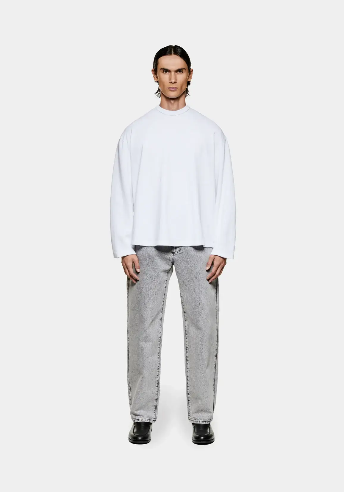 Mki Miyuki Zoku 220 Gsm Slub Longsleeve White Mki Miyuki Zoku 220 Gsm Slub Longsleeve White