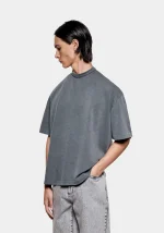 Mki Miyuki Zoku 220 Gsm Slub T-Shirt Pigment Black - Image 2