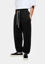 Mki Miyuki Zoku 800 Gsm Superweight Cuffed Joggers Black - Image 3