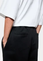Mki Miyuki Zoku 800 Gsm Superweight Cuffed Joggers Black - Image 5
