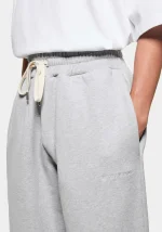 Mki Miyuki Zoku 800 Gsm Superweight Cuffed Joggers Grey - Image 3