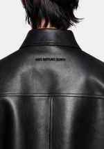 Mki Miyuki Zoku Cropped Leather Rider - Image 4