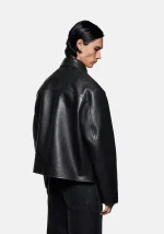 Mki Miyuki Zoku Cropped Leather Rider - Image 6