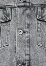 Mki Miyuki Zoku Denim Trucker Black Jacket - Image 4