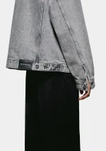 Mki Miyuki Zoku Denim Trucker Black Jacket - Image 3