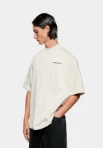 Mki Miyuki Zoku Design Studio T-Shirt White Biege - Image 3