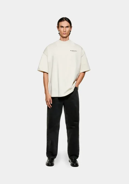 Mki Miyuki Zoku Design Studio T-Shirt White Biege
