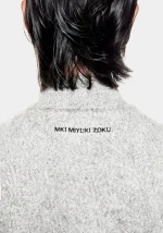 Mki Miyuki Zoku Faux Alpaca Knit Jacket Track - Image 2