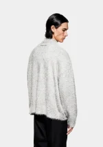 Mki Miyuki Zoku Faux Alpaca Knit Jacket Track - Image 4