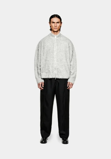 Mki Miyuki Zoku Faux Alpaca Knit Jacket Track