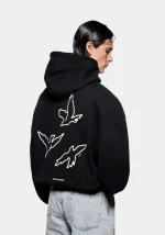 Mki Miyuki Zoku Flight Hoodie Black - Image 2