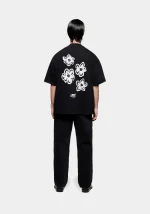 Mki Miyuki Zoku Hibiscus T-Shirt Black