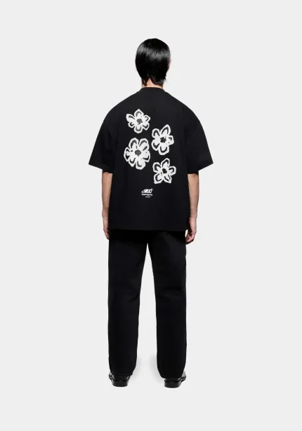 Mki Miyuki Zoku Hibiscus T-Shirt Black