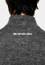 Mki Miyuki Zoku Mohair Blend Knit Jacket Track - Image 2