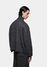 Mki Miyuki Zoku Mohair Blend Knit Jacket Track - Image 4