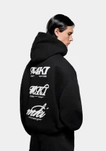 Mki Miyuki Zoku Stack Hoodie Black - Image 2
