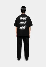 Mki Miyuki Zoku Stack T-Shirt Black - Image 2