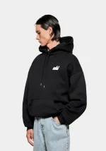 Mki Miyuki Zoku Stamp Hoodie Black