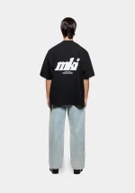 Mki Miyuki Zoku Stamp T-Shirt Black