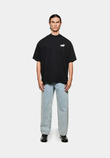 Mki Miyuki Zoku Stamp T-Shirt Black