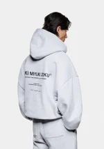 Mki Miyuki Zoku Studio Hoodie Grey - Image 5
