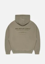 Mki Miyuki Zoku Studio Hoodie Olive - Image 2