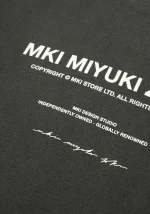 Mki Miyuki Zoku Studio Hoodie Pigment Black - Image 7