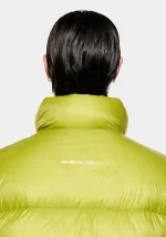 Mki Miyuki Zoku Translucent Funnel Neck Bubble Chartreuse Jacket - Image 2