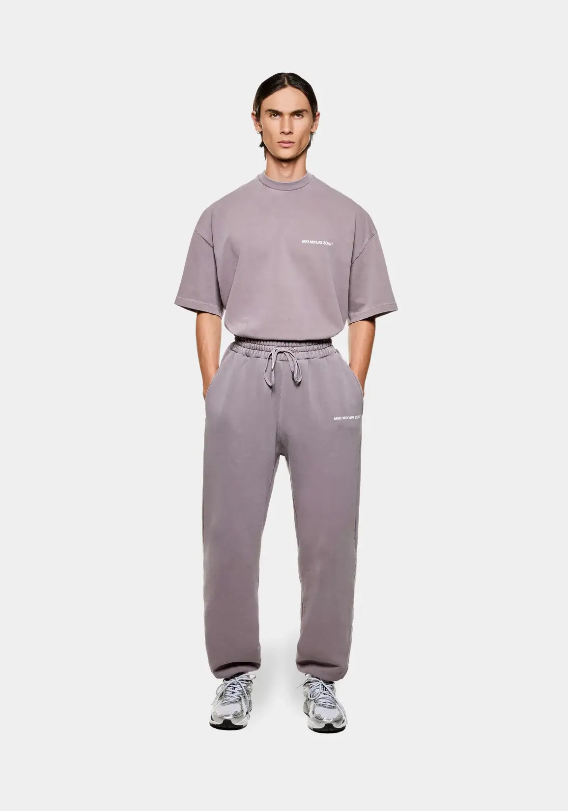 Mki Miyuki Zoku Uniform Joggers Pigment Raisin Mki Miyuki Zoku Uniform Joggers Pigment Raisin