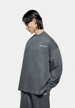 Mki Miyuki Zoku Uniform Pigment Black Longsleeve - Image 2
