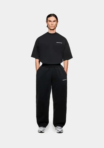 Mki Miyuki Zoku Uniform Wide Leg Joggers Black