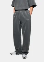 Mki Miyuki Zoku Uniform Wide Leg Joggers Pigment Black
