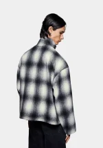 Mki Miyuki Zoku Wool Check  Jacket Track - Image 3