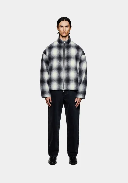 Mki Miyuki Zoku Wool Check Jacket Track