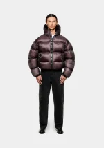 Mki Miyuki ZokuTranslucent Hooded Bubble Raisin Jacket