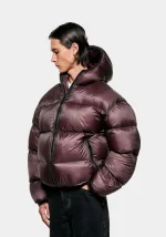 Mki Miyuki ZokuTranslucent Hooded Bubble Raisin Jacket - Image 3